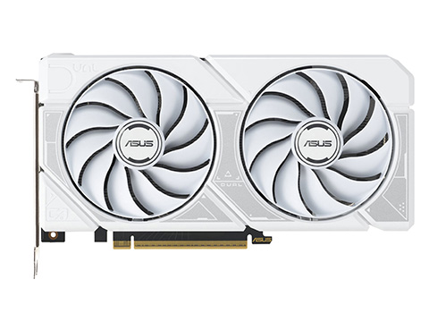 デュアルファン仕様の白いGeForce RTX 5060 Ti/5060がASUSから、メモリ