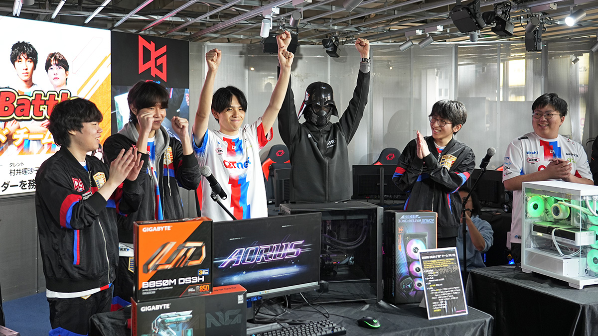 gradeonチームが勝利となった