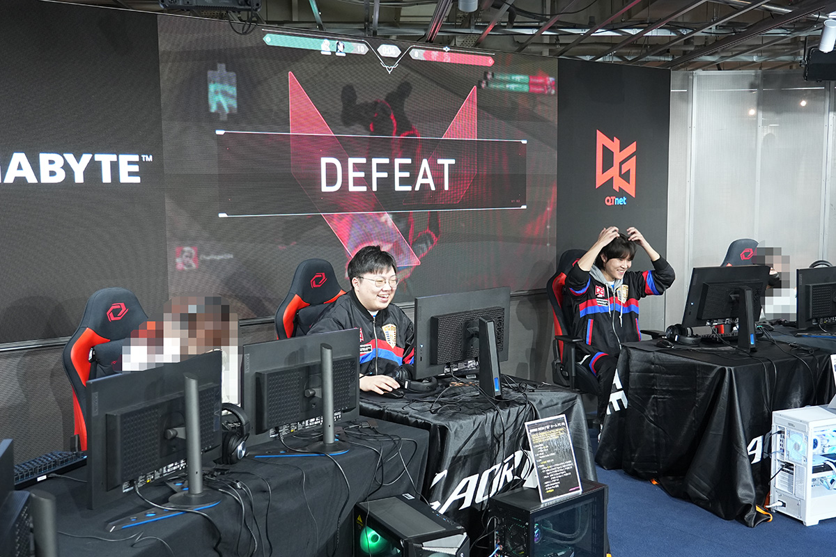 2戦目のゲストプレイヤーは二人ともVALORANT経験者で、プロが撃ち負ける場面も見られた