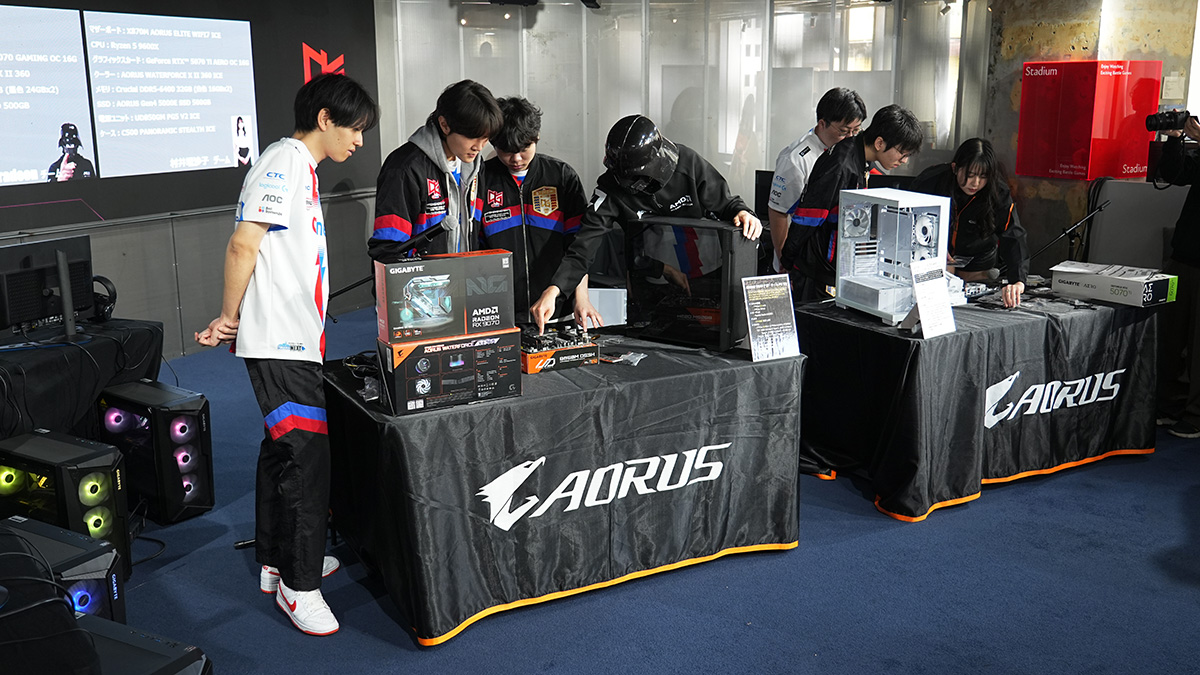 ゲーミングPC早組対決スタート