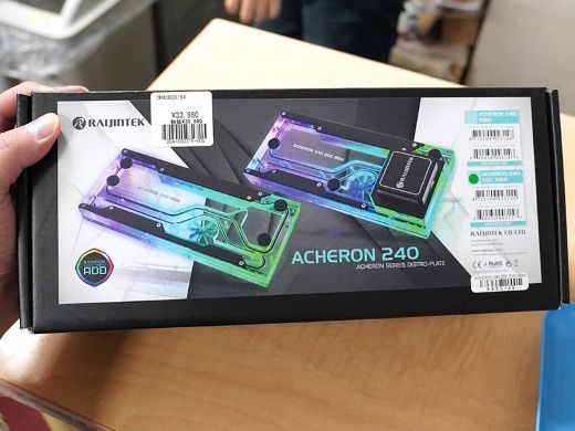 RAIJINTEKの本格水冷用パーツが複数入荷、ARGB対応リザーバーポンプ