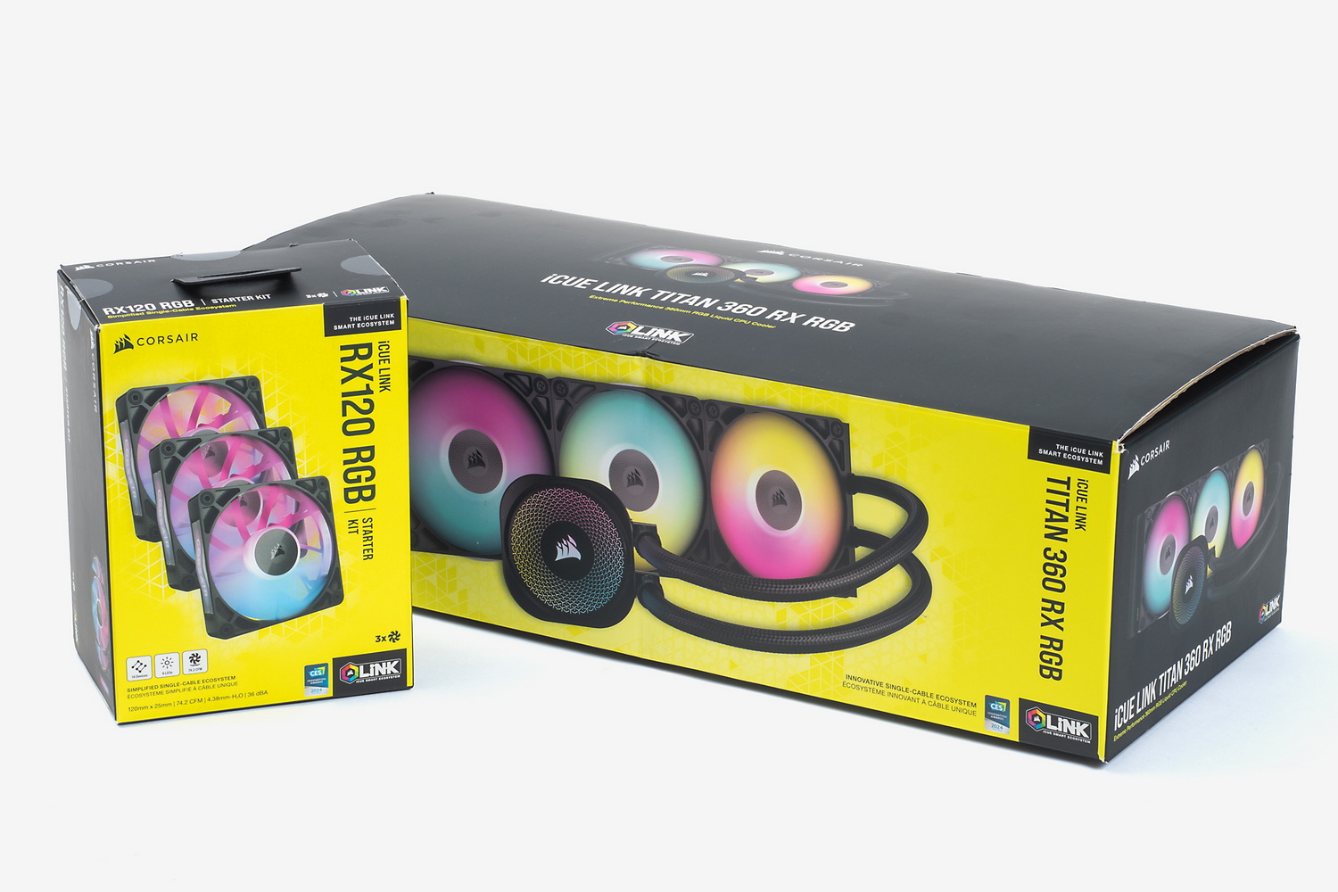 iCUE LINK対応ケースを使用したため、CPUクーラーと追加のファンもiCUE LINK対応製品を使用した。ケーブルの本数が圧倒的に少なくなるので、作業がしやすく仕上がりもキレイ