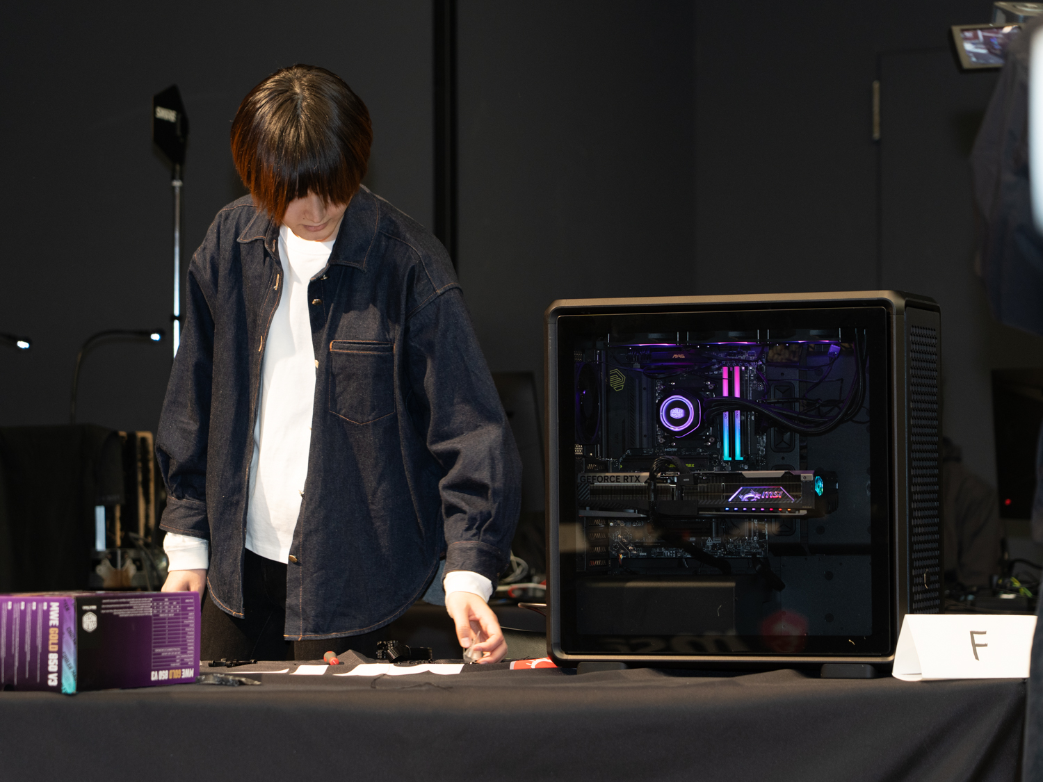 いち早く組み立て終わったAt.Holyネズミ氏