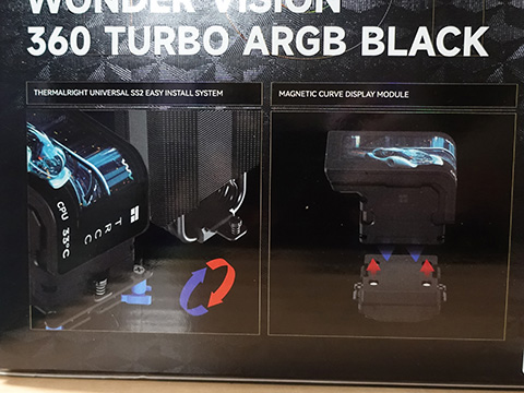 6.67インチL字型ディスプレイ搭載の水冷クーラー「Wonder Vision 360