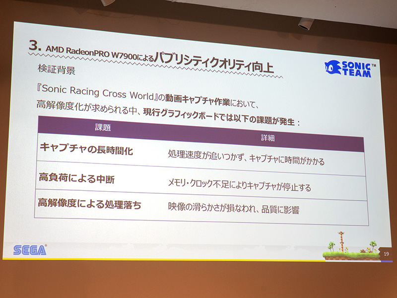 宣伝用の映像をキャプチャする場合でもそれなりのスペックが必要