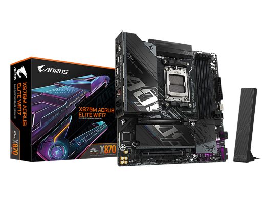GIGABYTEの黒いRyzen 9000対応マザー「X870M AORUS ELITE WIFI7」が