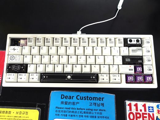 キーボード WOBKEY ZEN65 RT WOBKEY ZEN 65 RT【ゲーミングキーボード】