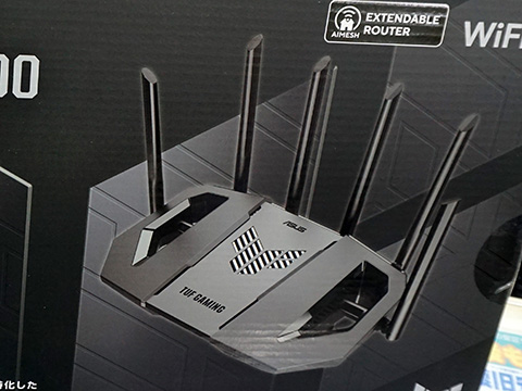 ASUSのWi-Fi7対応ゲーミングルーター「TUF Gaming BE9400」が発売、2.5