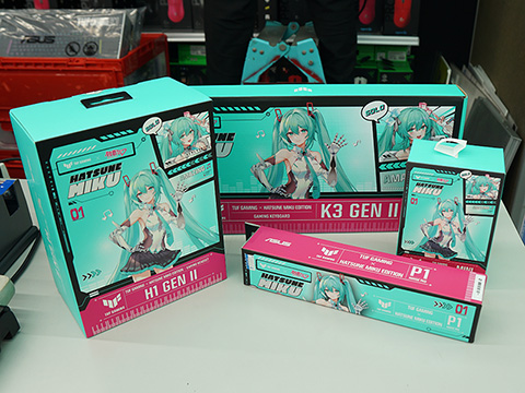 ASUS TUF Gaming×初音ミクコラボのゲーミングデバイス4製品が再入荷