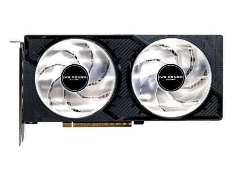 GALAKURO GAMINGのGeForce RTX 5060 Tiに92mmファン×2搭載モデル