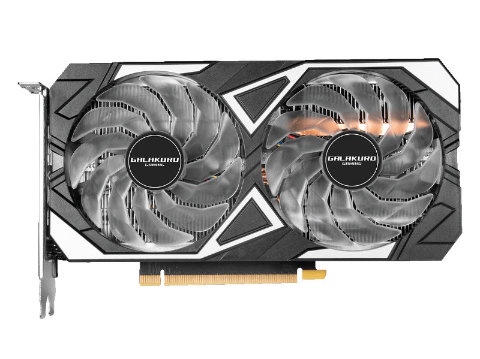 GALAKURO GAMINGのGeForce RTX 3050が登場、デュアルファンクーラー
