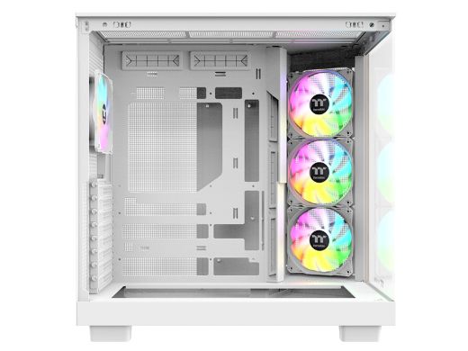 木目アクセントのピラーレスPCケース「View 380 XL WS ARGB」が