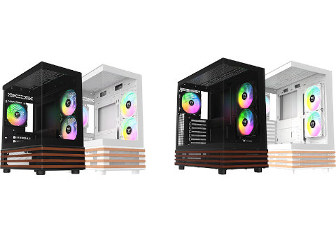 ティーズ ページ17 木製ラインを備えたThermaltakeのピラーレスケース「View 170」「View