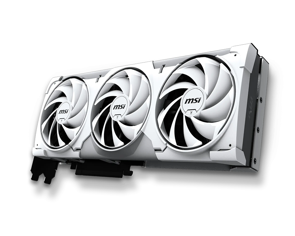 エントリー向けのVENTUSは搭載GPUのレンジが広い。さらにこの「GeForce RTX 5070 Ti 16G VENTUS 3X PZ OC」は補助電源ケーブルが目立たない新設計を採用