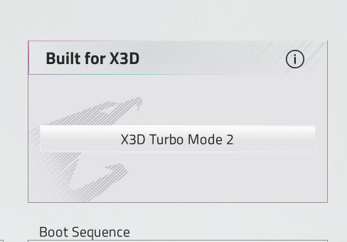 BIOSの該当項目からX3D Turbo Mode 2.0を設定可能