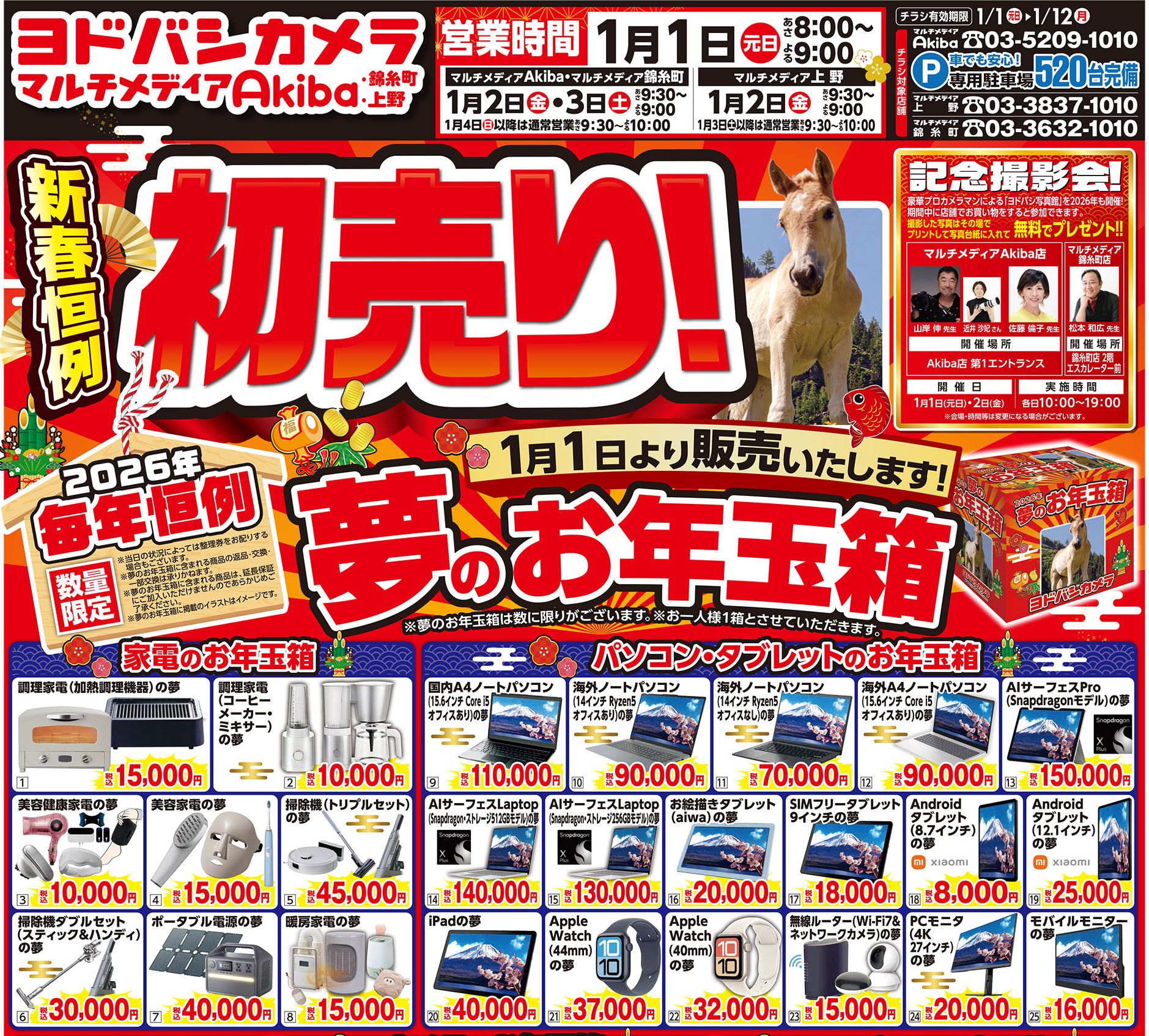 ヨドバシカメラマルチメディアAkibaのチラシ