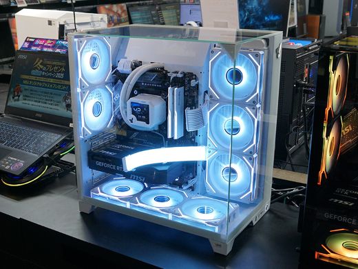 3面ピラーレスケース採用の「Rabbit0 Studio」ゲーミングPCが