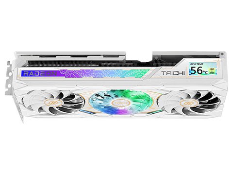 LCDパネル搭載の「ASRock AMD Radeon RX 9070 XT Taichi White 16GB OC