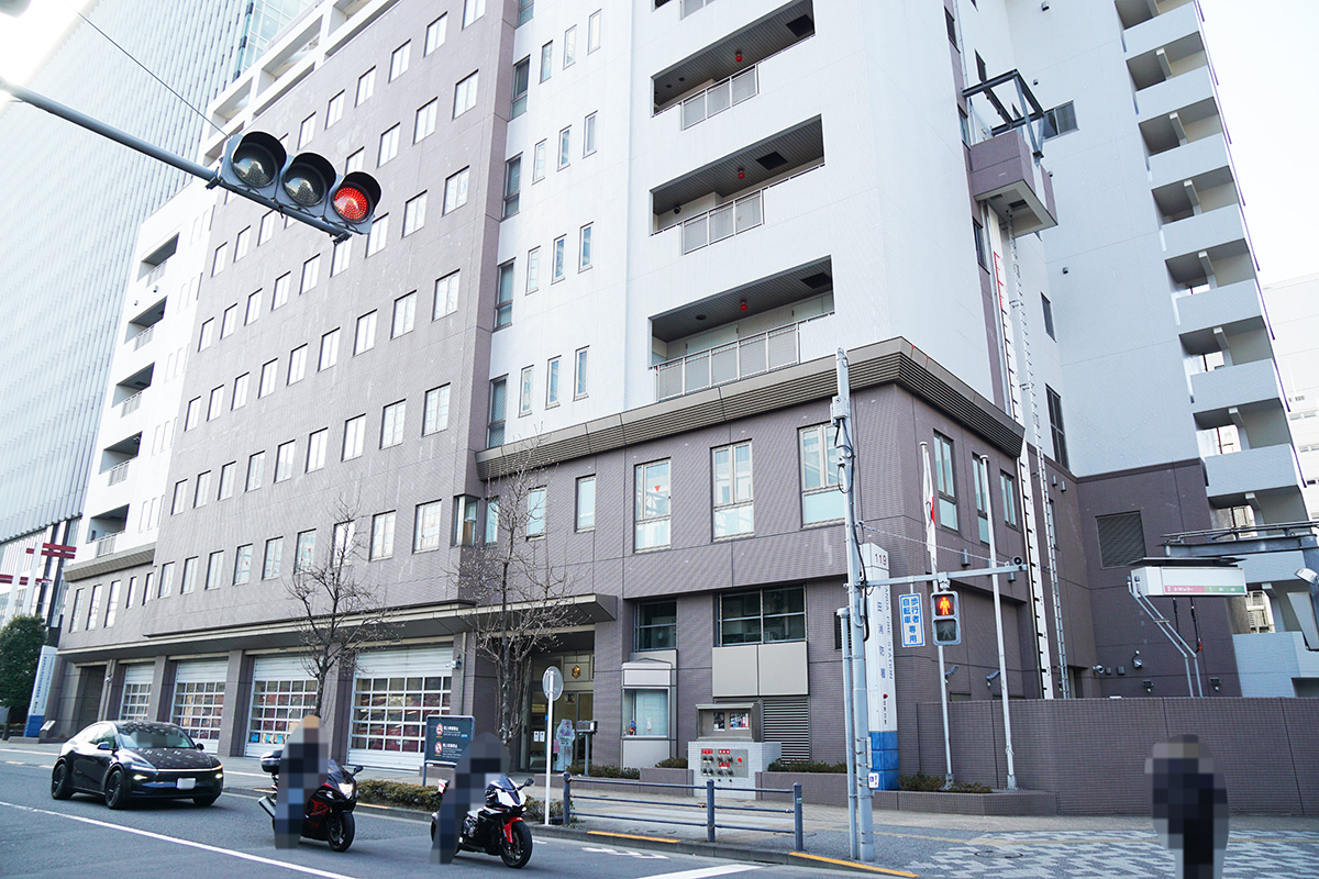 神田消防署(1月17日撮影)