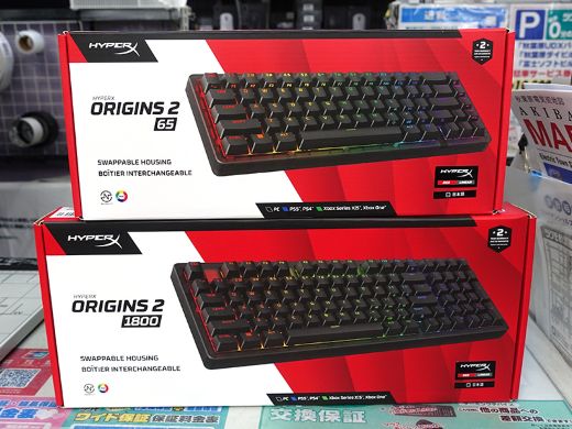 HyperXのゲーミングキーボード「Origins 2」が発売、サイズ別に2種類