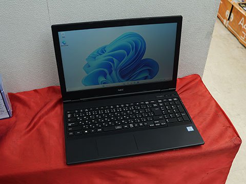 第8世代Core i3やDVDドライブ搭載のNEC製15.6型ノートが15,800円、中古