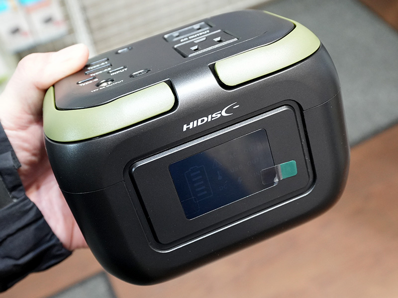 HIDISC 小型ポータブル電源 26400mAh 120W(HD-PPSG120)