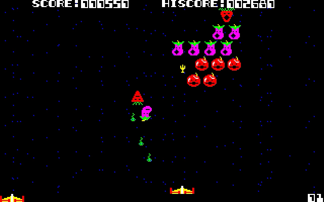 ベジタブルが隊列を離れると、反対の向きになって自機を襲ってくるという、細かい部分の演出にも凝っていました。