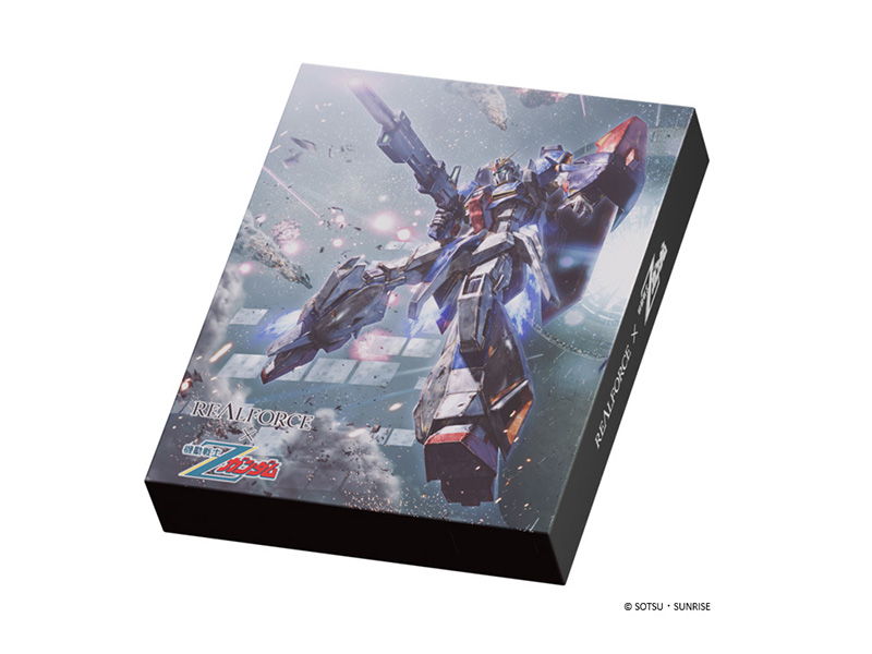 「REALFORCE × 機動戦士Zガンダム GX1 Plus Keyboard Zガンダムモデル」