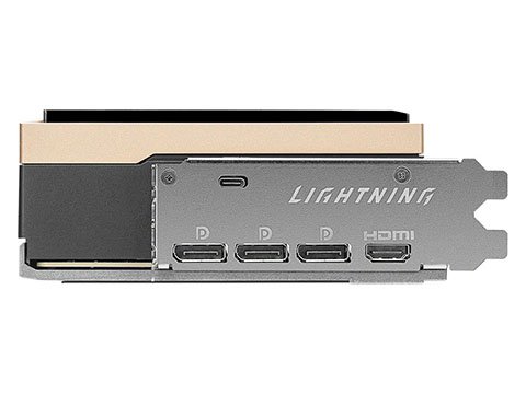 水冷仕様で8インチ画面搭載の「GeForce RTX 5090 32G LIGHTNING Z」が