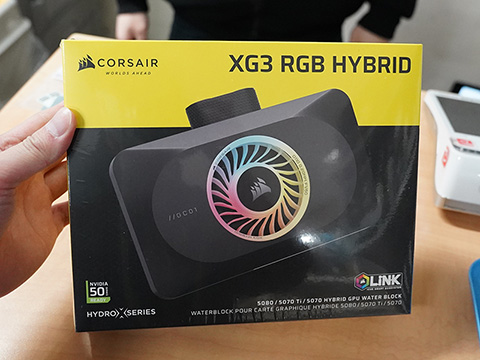 GeForce RTX 5080/5070 Ti/5070向け汎用水冷ブロックがCORSAIRから