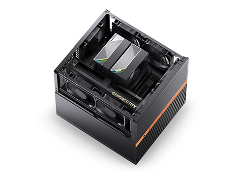 3.5インチHDDを9台搭載できるNAS向けmicroATXケース「JONSBO N6 Black