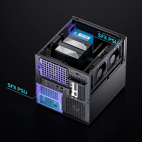 3.5インチHDDを9台搭載できるNAS向けmicroATXケース「JONSBO N6 Black