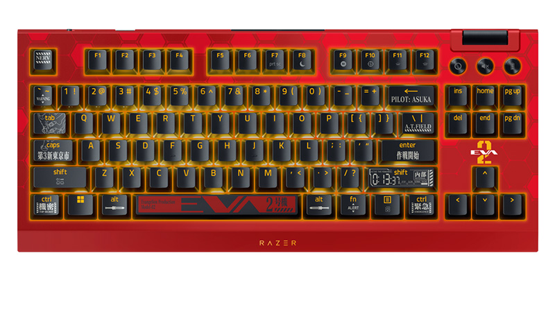 BlackWidow V4 TKL HyperSpeed – EVANGELION（EVA-02）Edition ©khara