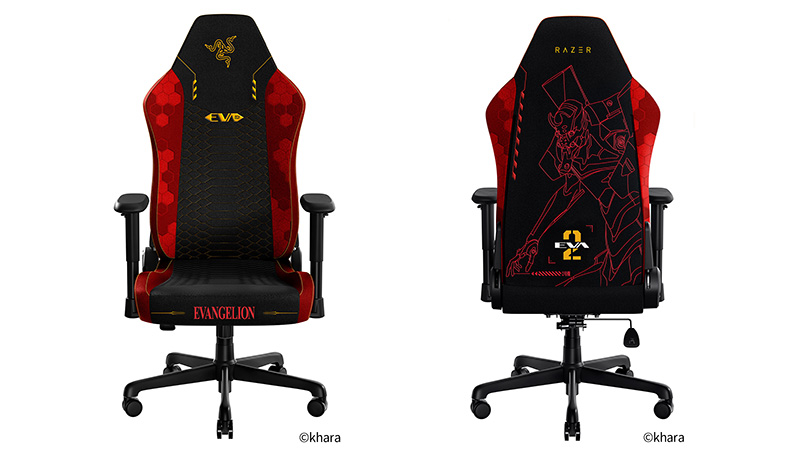 Razer Iskur V2 X – EVANGELION（EVA-02）Edition ©khara