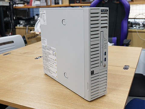 600GB SAS HDD×3や4コアXeon搭載、NECの省スペース型1Wayサーバーが
