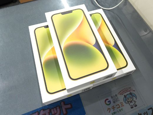 カナダ版「iPhone 14 Plus」が87,800円から！イエローカラーの新品が