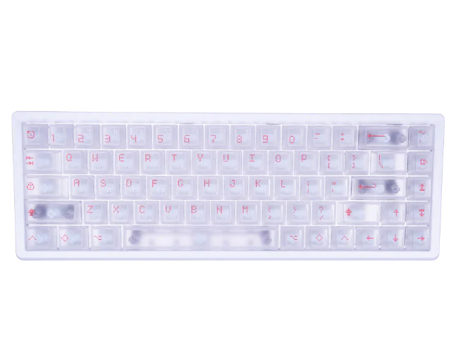 AE68 Pro アルミケース White