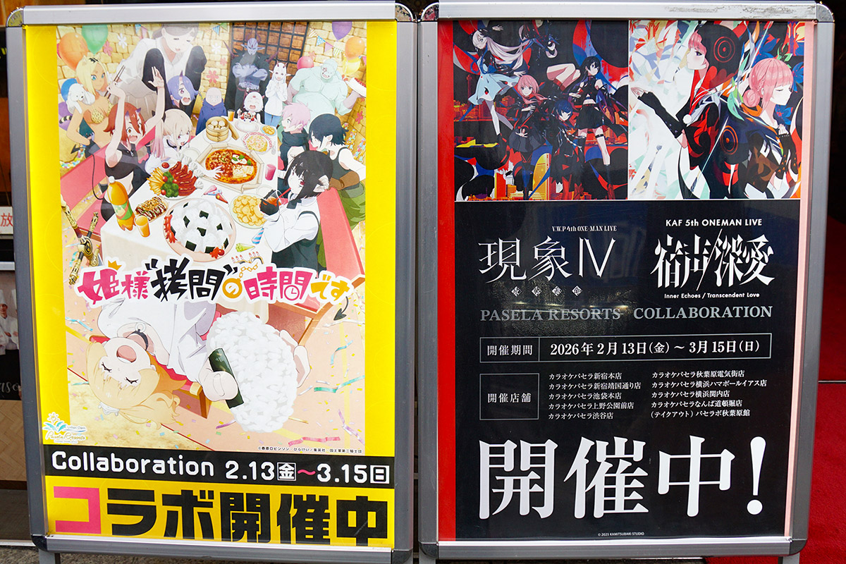 カラオケパセラ 秋葉原電気街店(2月14日撮影)