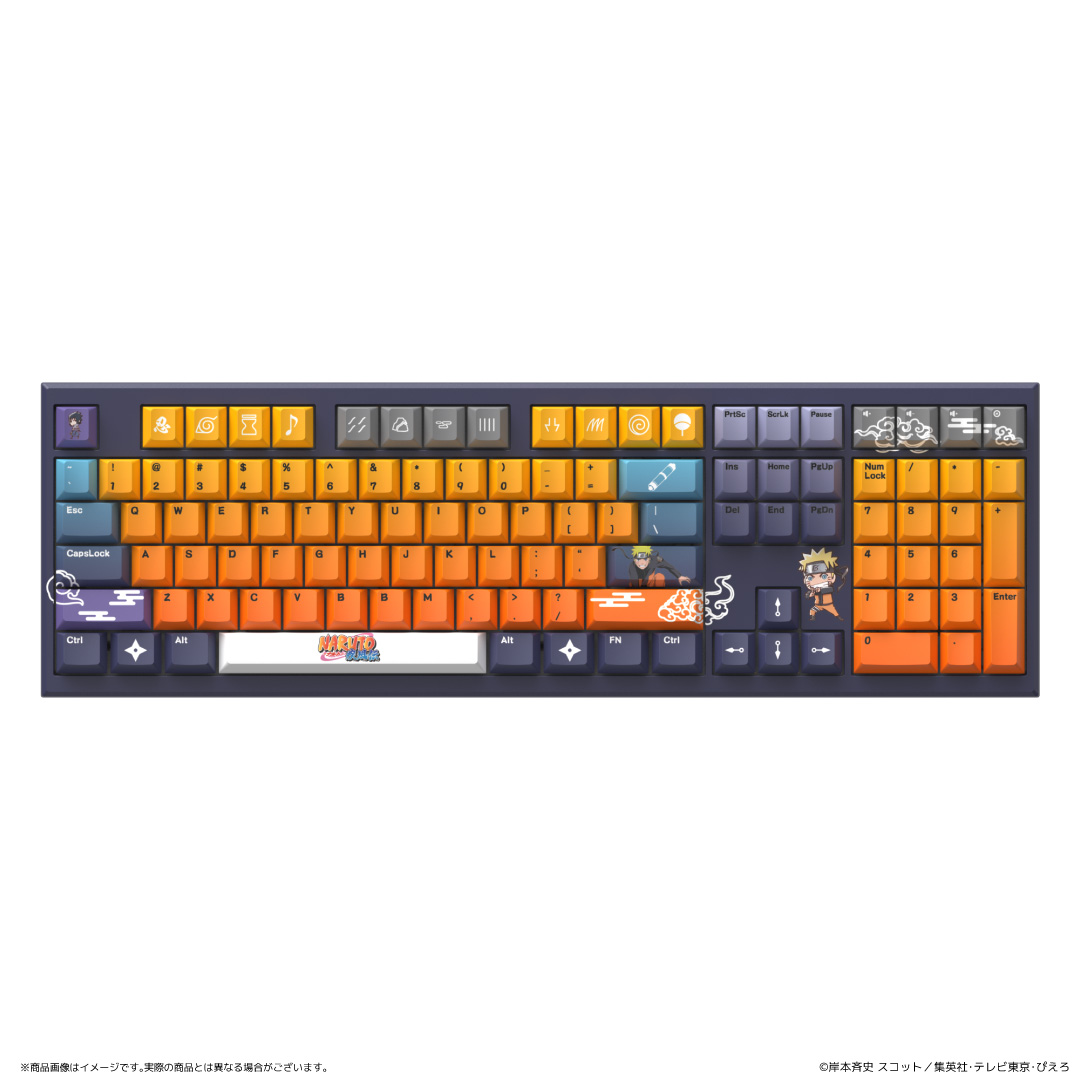 NARUTO-ナルト- 疾風伝 | AMICISメカニカルキーボード 108 英語配列 Standard Edition