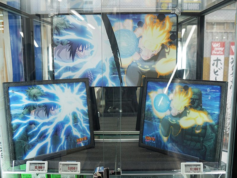 NARUTO-ナルト- 疾風伝 | AMICIS ガラスマウスパッド　うずまきナルトEdition（限定描き下ろし）・うちはサスケEdition（限定描き下ろし）、NARUTO-ナルト- 疾風伝 | AMICIS デスクマット うずまきナルト＆うちはサスケ（限定描き下ろし）