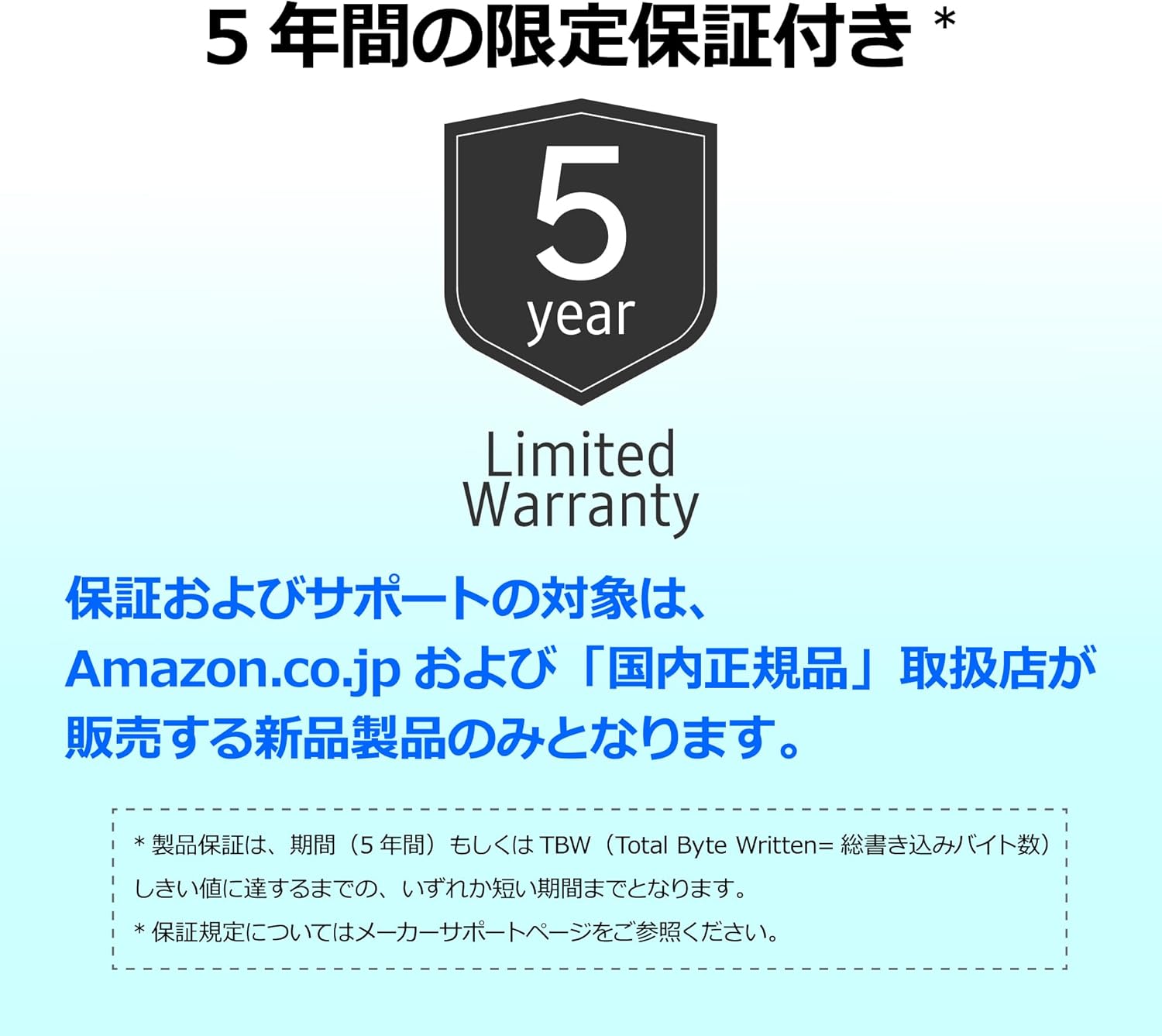 日本国内で製品保証が付帯するSamsung製SSDは、正規代理店ITGマーケティングから出荷されたAmazonと「国内正規品」取扱店で販売された製品のみ。模造品を手にしないためには、信頼のおけるショップで正規品を購入することが重要だ