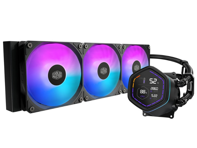 「MasterLiquid Core Nex Digital 360 Black」