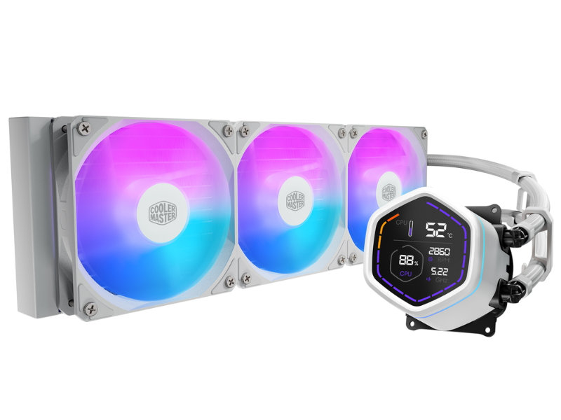 「MasterLiquid Core Nex Digital 360 White」