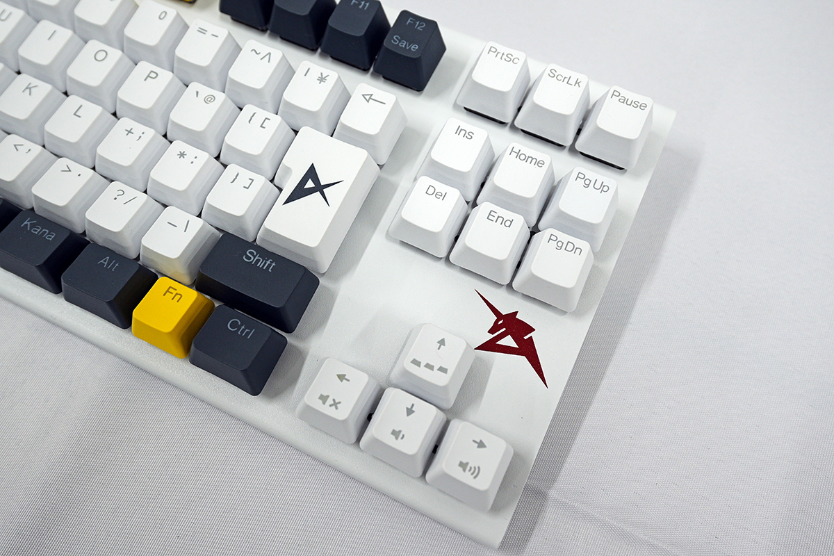 REALFORCE × 機動戦士ガンダム 逆襲のシャア GX1 Plus Keyboard νガンダムモデル