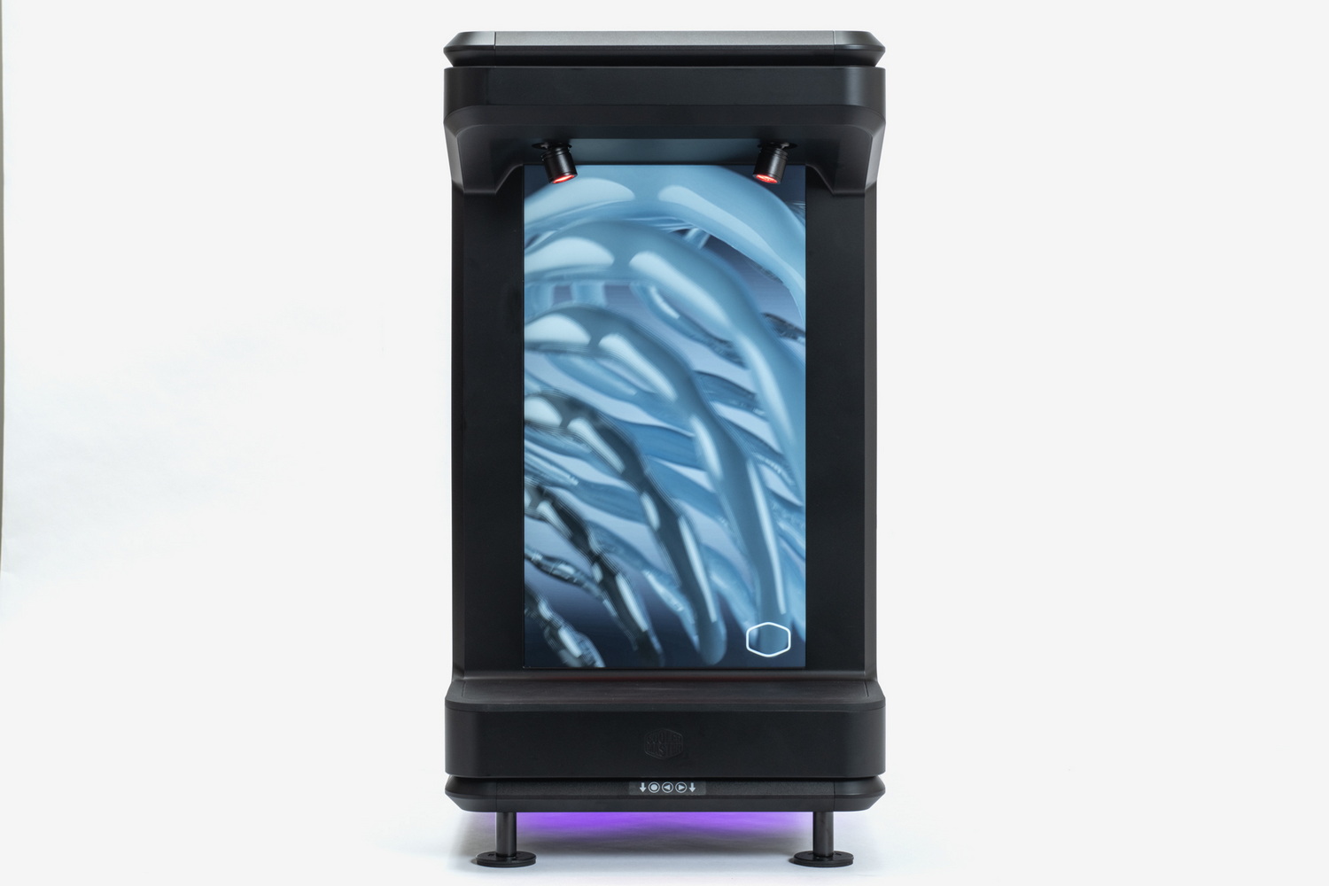 Playback Mode。ケース内のメモリに保存した動画、静止画を自動再生する