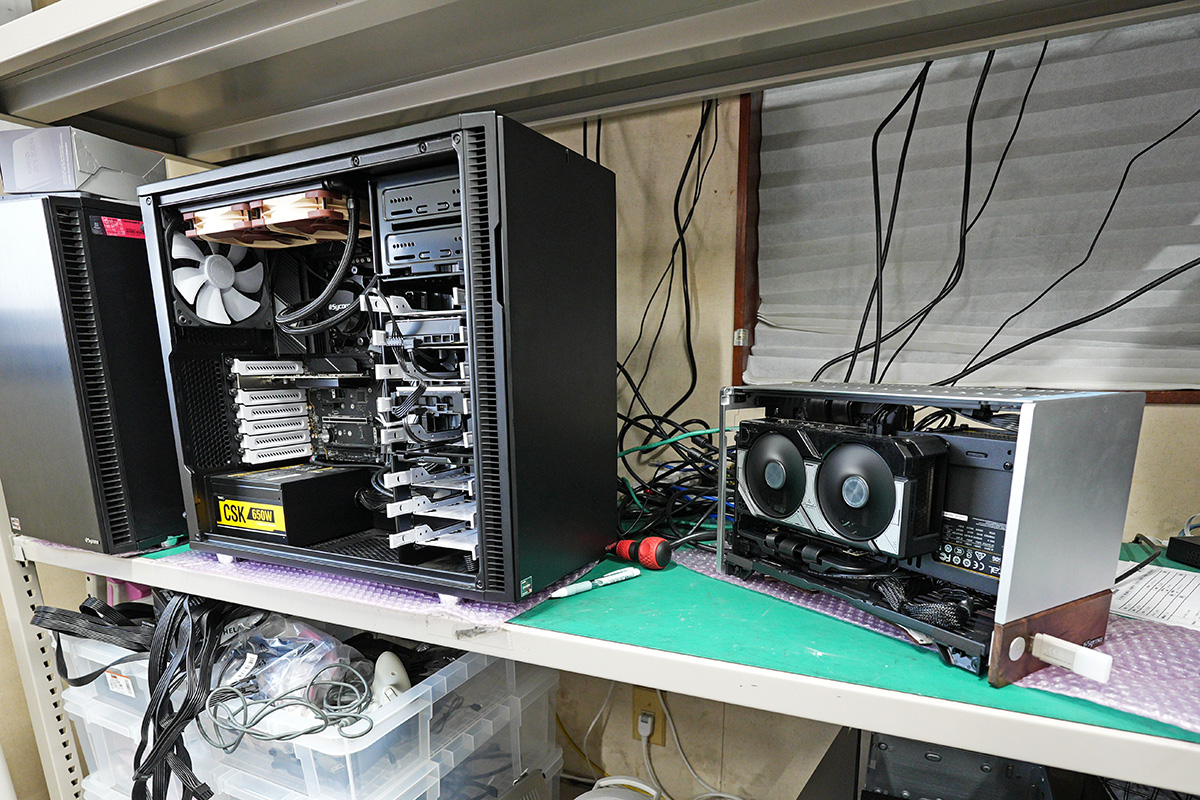 取材時はちょうどPremium Lineモデルのメンテナンスを行っているところだった