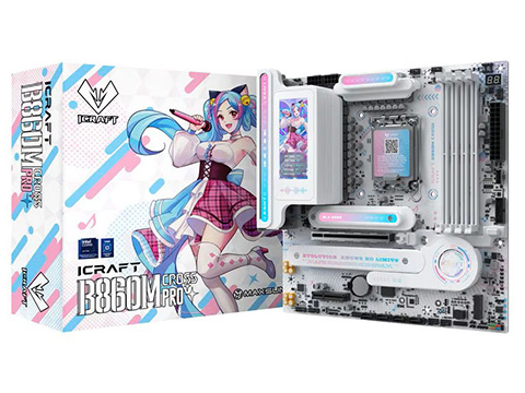 システム表示パネル搭載のmicroATXマザー「MS-iCraft B860M CROSS PRO