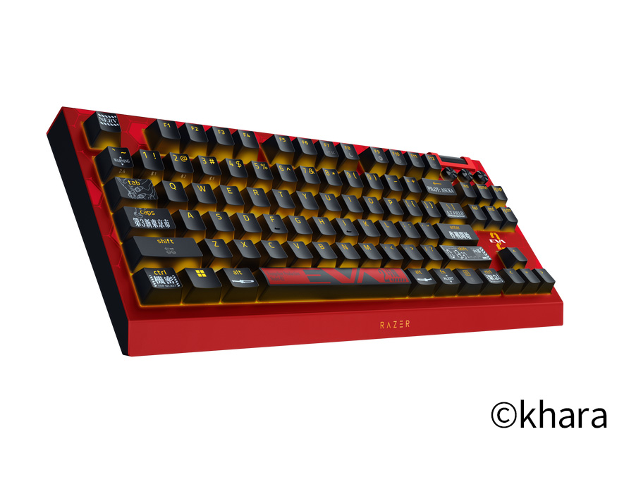 BlackWidow V4 TKL HyperSpeed – EVANGELION（EVA-02）Edition ©khara