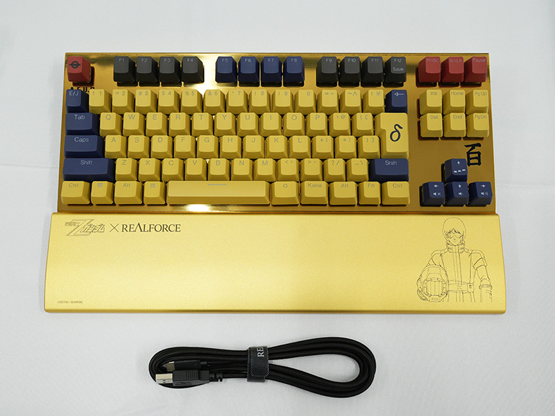 「REALFORCE × 機動戦士Zガンダム GX1 Plus Keyboard 百式モデル」