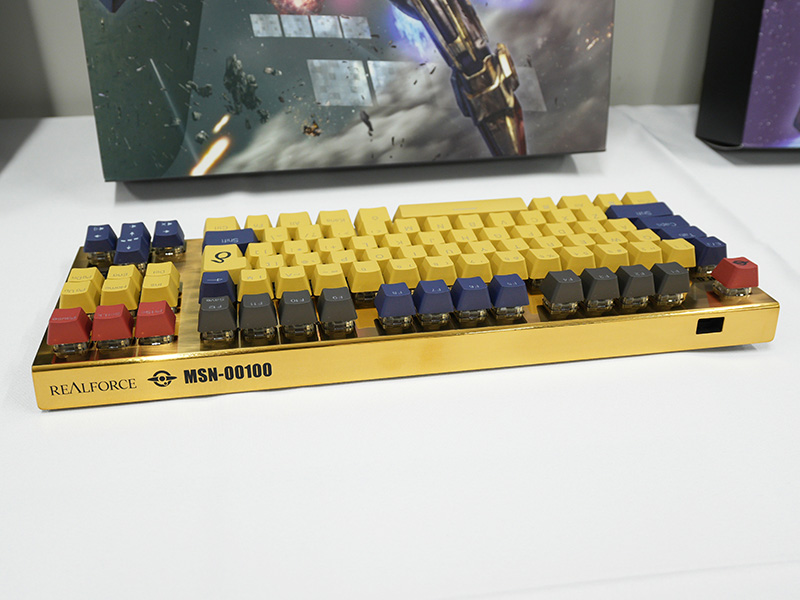 「REALFORCE × 機動戦士Zガンダム GX1 Plus Keyboard 百式モデル」